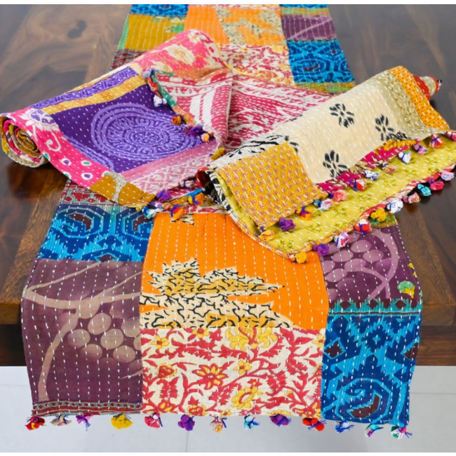 Kantha Table Runner (13x70)