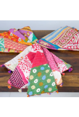 India Round Kantha Table Cover (50D), India