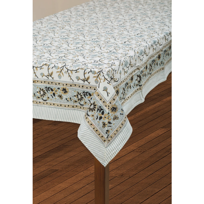 Silver Floral Tablecloth (60x90)