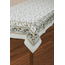 India Silver Floral Tablecloth (60x90)