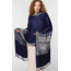 Vimala Navy Shawl