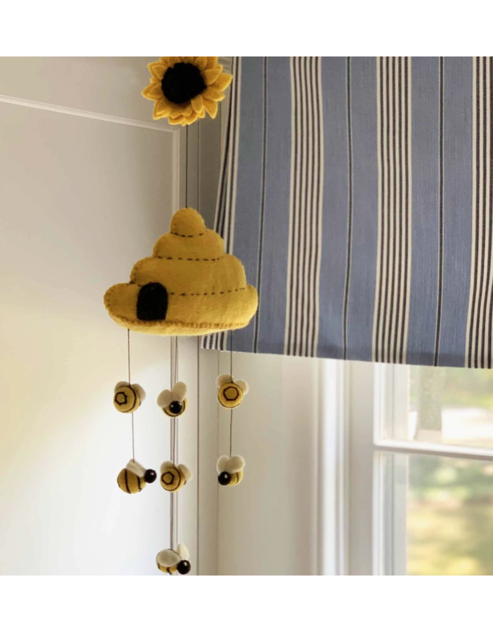 Nepal Beehive Felt Nursery Mobile