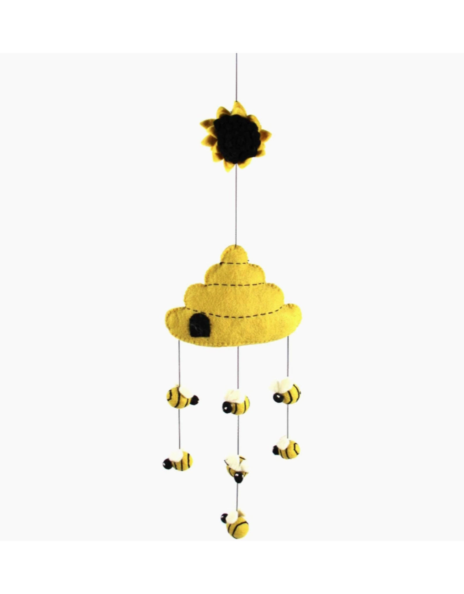 Nepal Beehive Felt Nursery Mobile