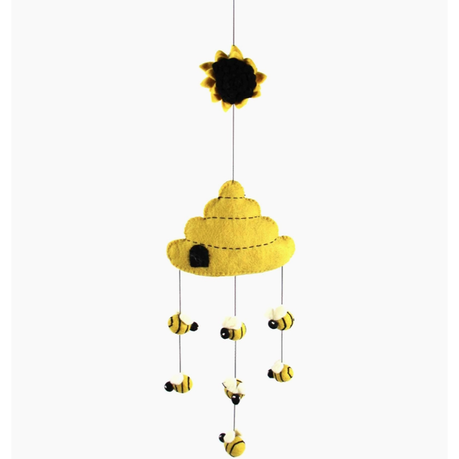 Beehive Felt Nursery Mobile