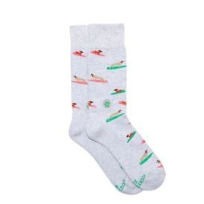 Crew Socks That Save Dogs - Surfing Pups