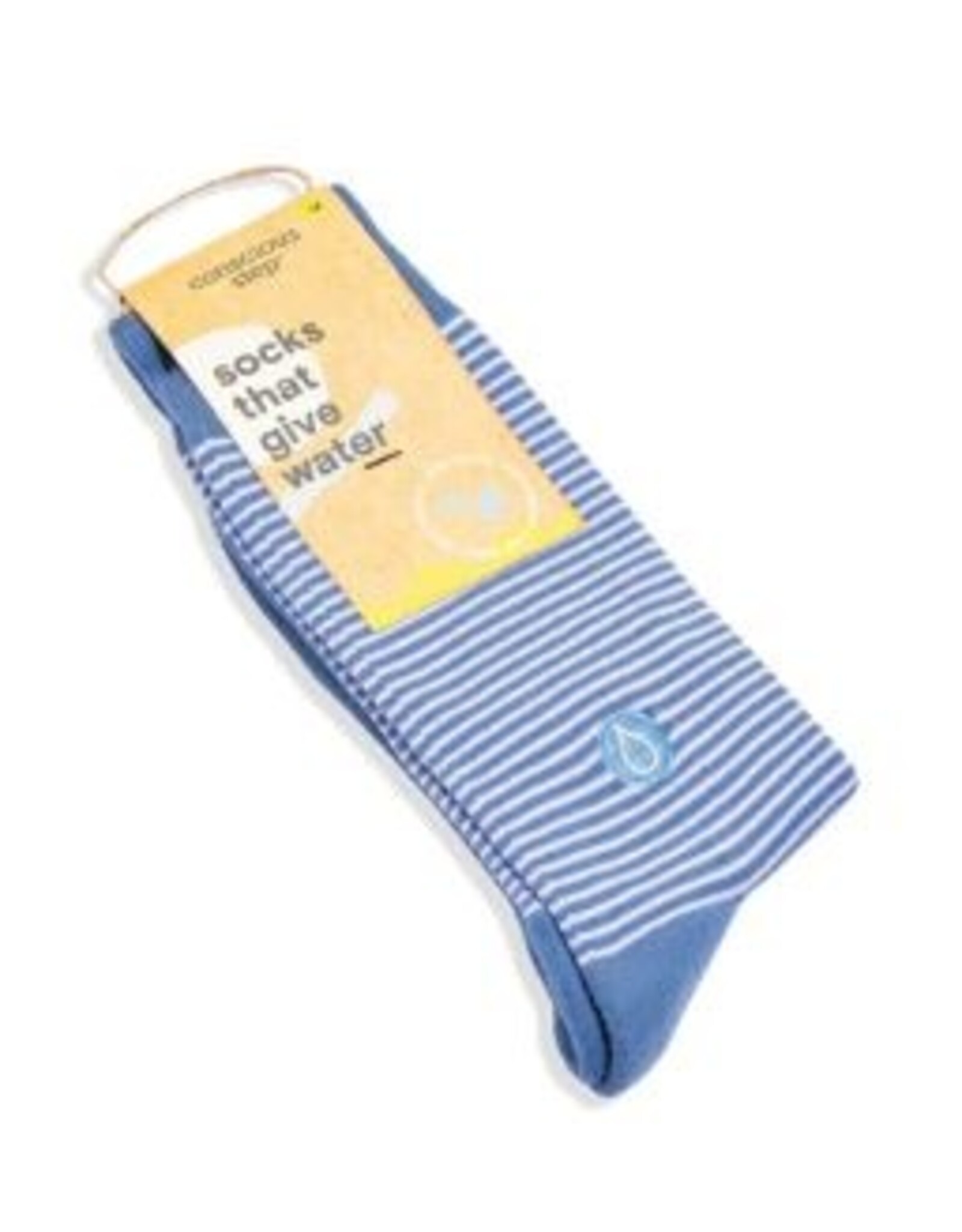 India Crew Socks That Give Water - Blue Stripes