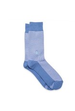 Blue Tiger Stripe Crew Sock