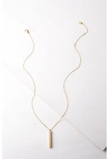 China CLEARANCE Give Justice Gold Bar Necklace, China