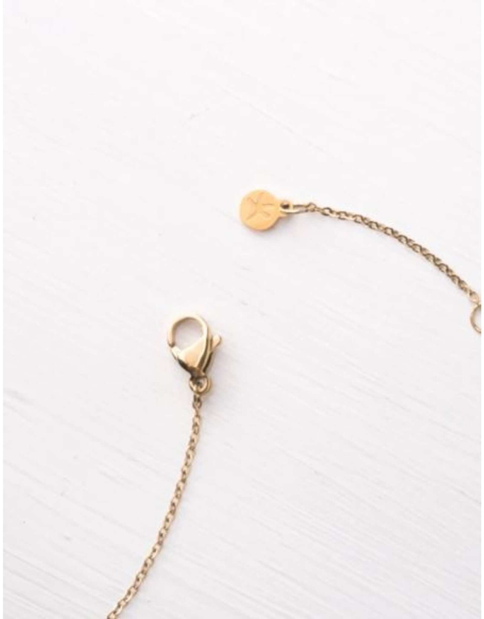 China CLEARANCE Give Justice Gold Bar Necklace, China
