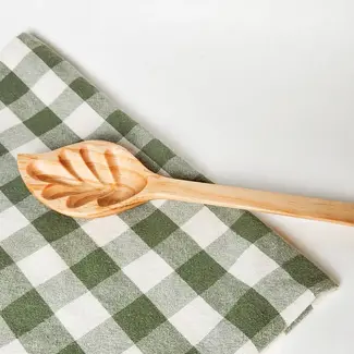 Guatemala CLEARANCE  Wood Leaf Spoon