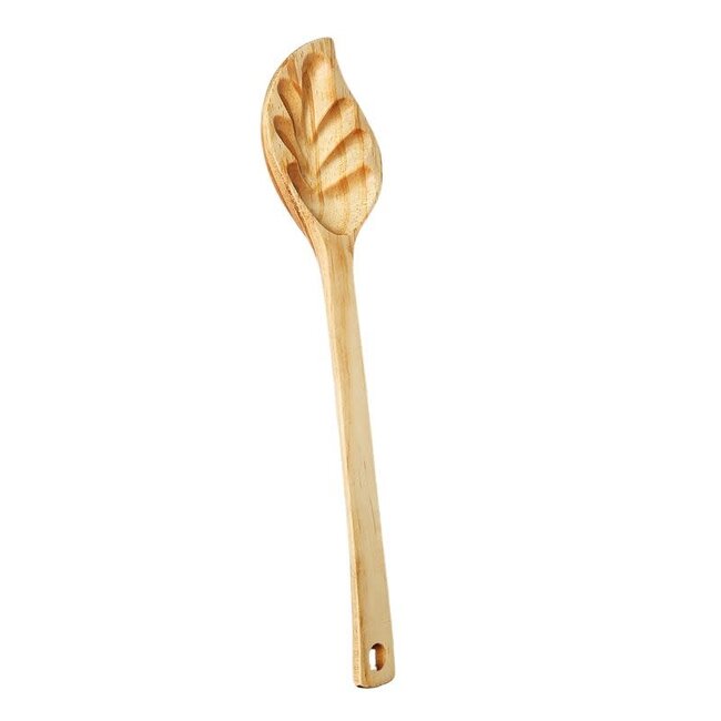 CLEARANCE  Wood Leaf Spoon
