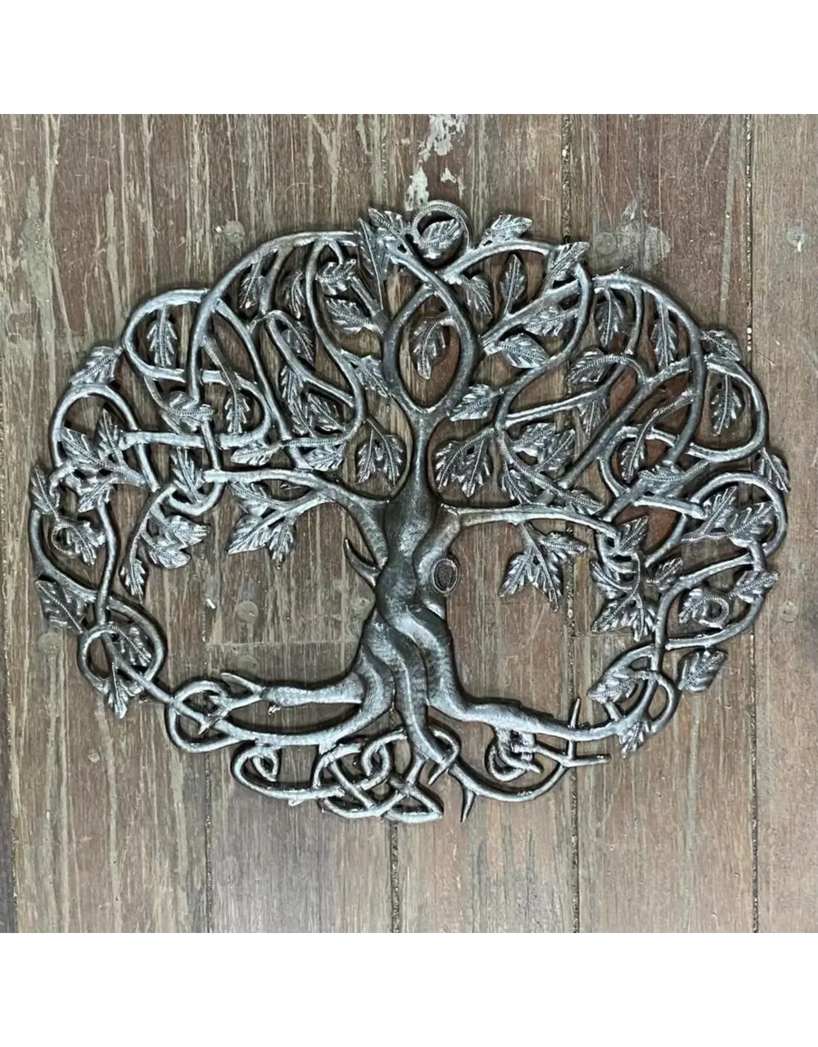 Haiti Oval Tree of Life Cut Metal, Haiti