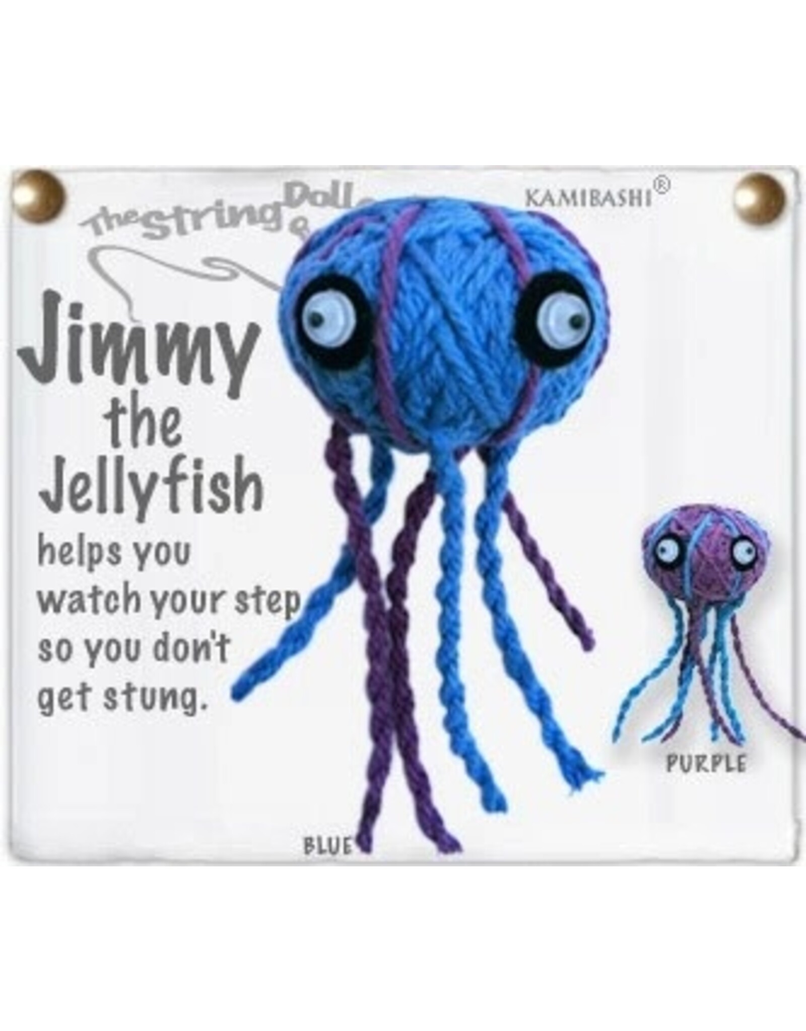 Thailand String Doll Keychain - Jimmy the Jellyfish, Thailand