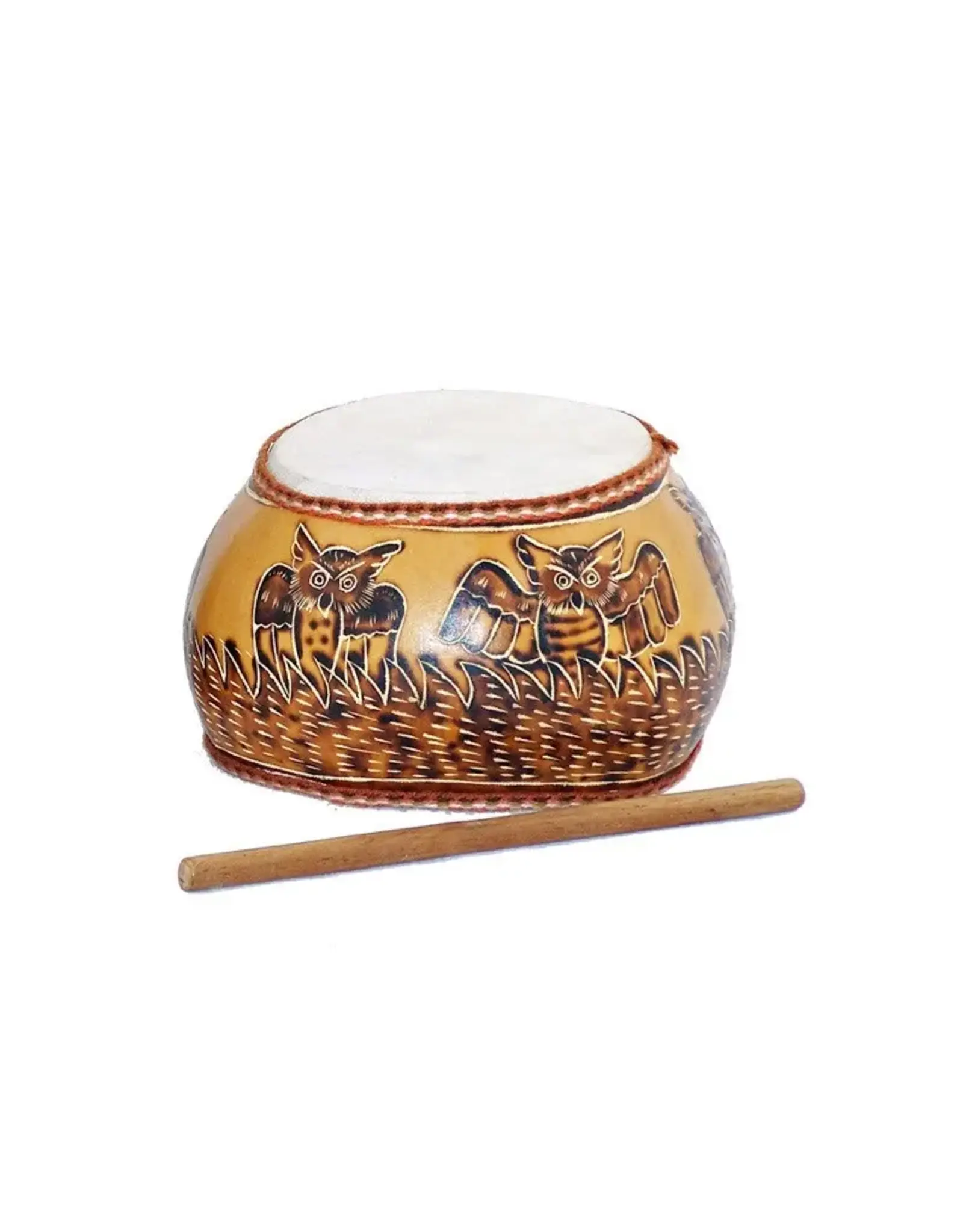 Peru Owl's Nest Gourd Drum