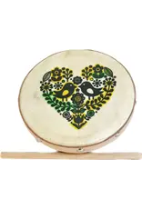 Indonesia Mini Frame Drum - Love Birds