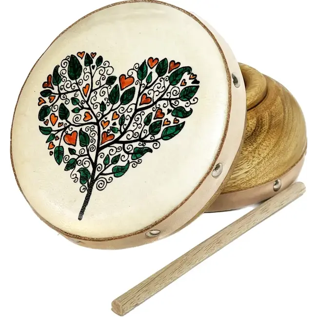 Tree of Hearts Mini Frame Drum