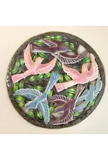 Haiti Flying Birds Painted Cut Metal, Haiti