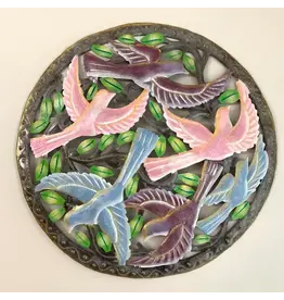 Haiti Flying Birds Painted Cut Metal, Haiti