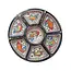 Tunisia Rainbow Fish Ceramic Tapas Server (7pcs)