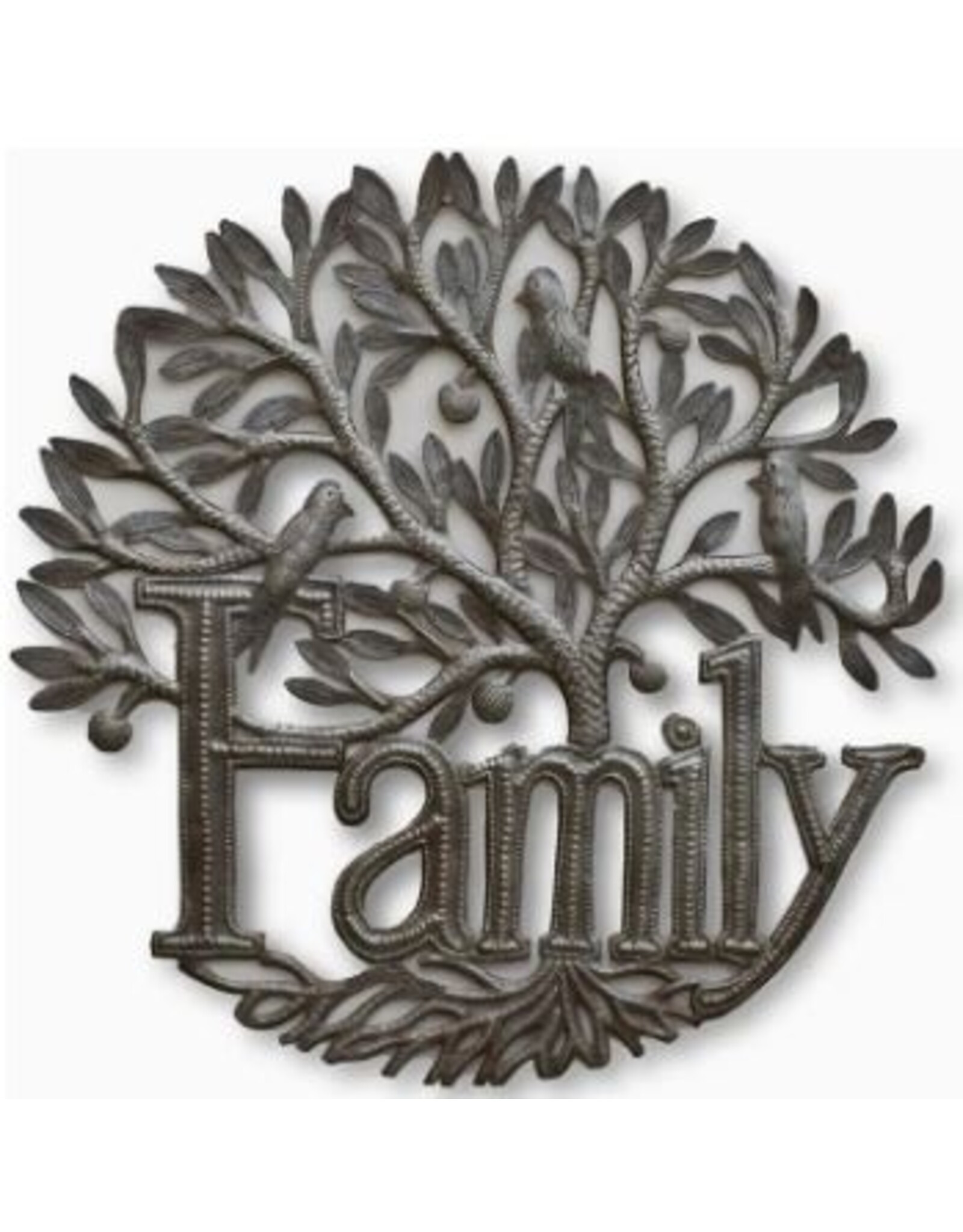 Haiti Family Tree of Life Cut Metal, Haiti