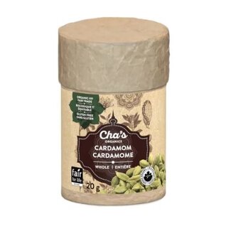 Sri Lanka Cha's Organics Whole Cardamom 20g