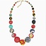 Upcycled Sari Graduated Bead Statement Necklace