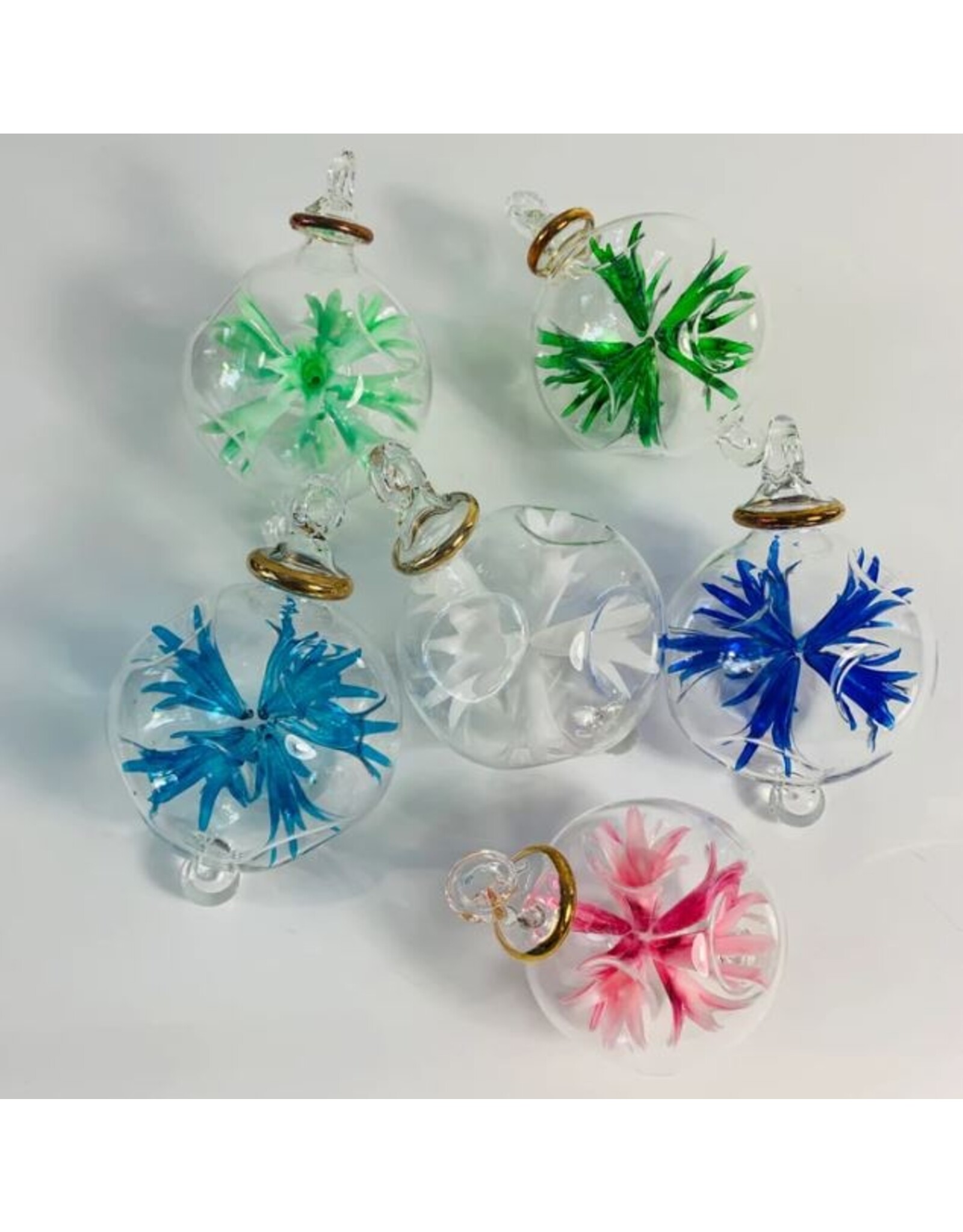 Egypt Blown Glass Blossom Ornament, Egypt