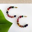 Upcycled Sari Mini Hoops