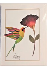 Ecuador Pressed Flower Greeting Card, Ecuador