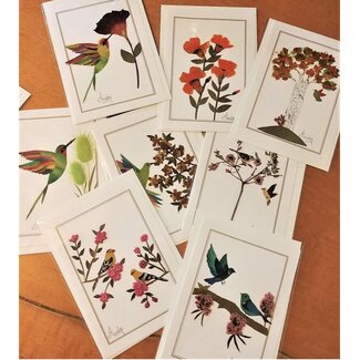 Ecuador Pressed Flower Card