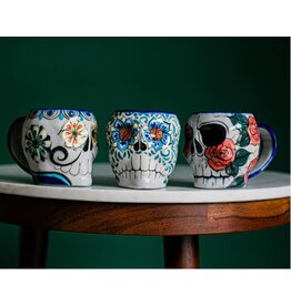 Guatemala Sugar Skull Skeleton Mug, Guatemala