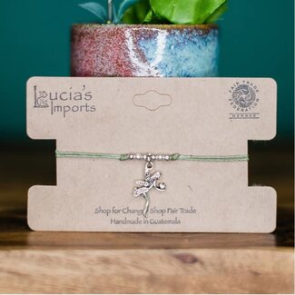 Guatemala Fairy String Charm Bracelet
