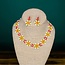Guatemala Beaded Daisy Chain Necklace - Dia