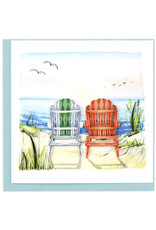 Vietnam Quilled Beach Adirondack Chairs Card, Vietnam