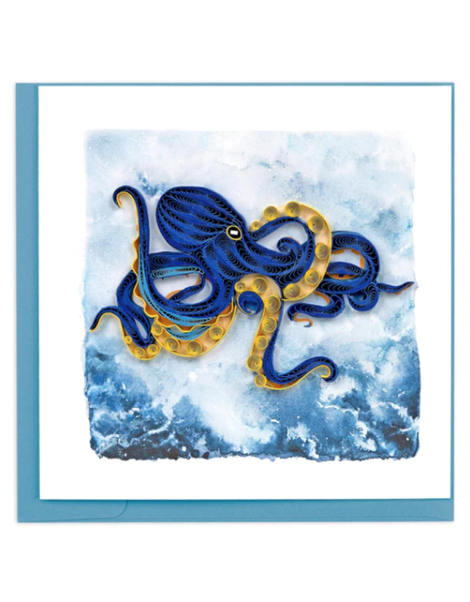 Vietnam Quilled Deep Sea Octopus Card, Vitenam