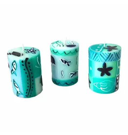 South Africa Samaki Votive Candle, South Africa