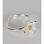 Silver Flower Ring
