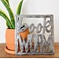 CLEARANCE Cut Metal Steel Drum Wall Art - Book Worm