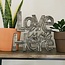 Cut Metal Steel Drum Wall Art - Love Lives Here