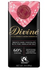 Ghana Divine Pink Himalayan Salt 60% Dark Chocolate Bar 85g