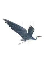 Colombia Blue Heron Flying Mobile