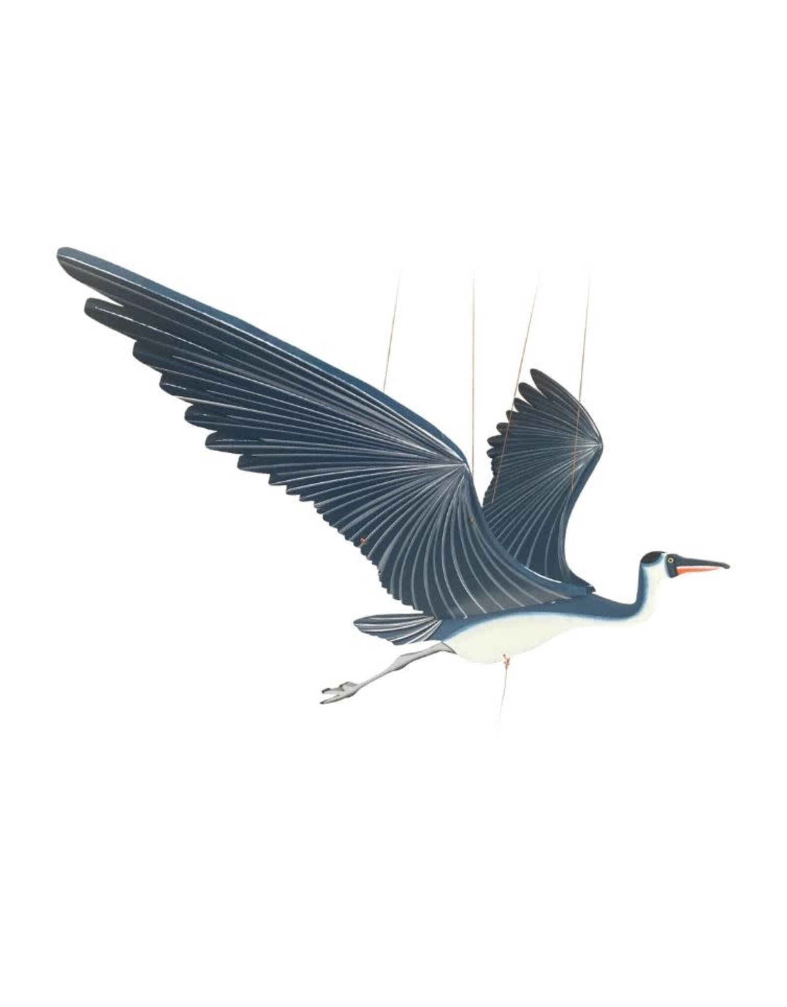 Colombia Blue Heron Flying Mobile