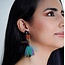 Colombia Gourd Earrings - Hummingbird