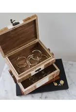 India Indukala Crescent Moon Tiered Jewelry Box, India