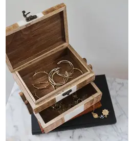 India Indukala Crescent Moon Tiered Jewelry Box