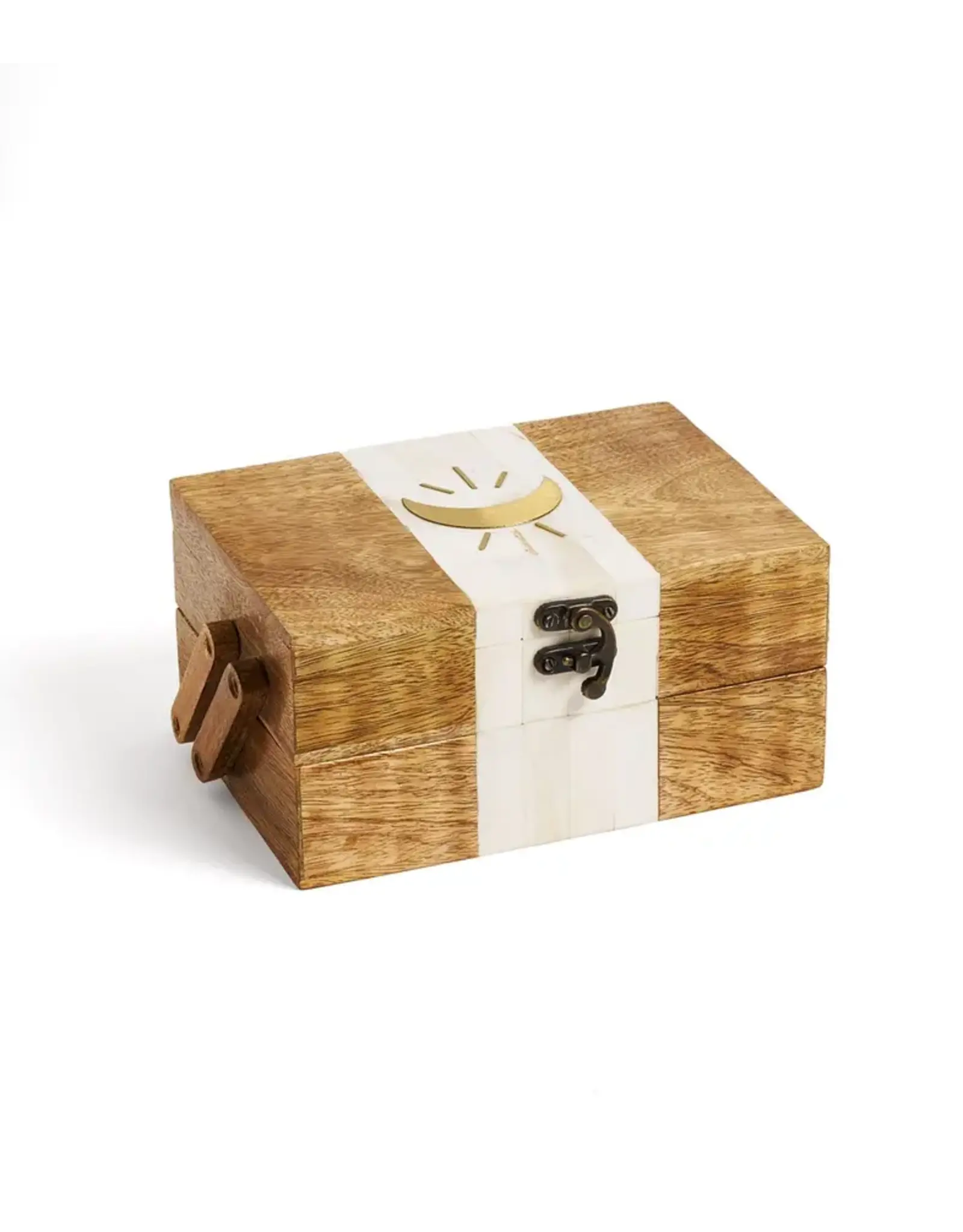 India Indukala Crescent Moon Tiered Jewelry Box