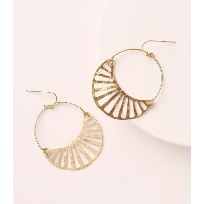 Rajani Gold Hoop Earrings