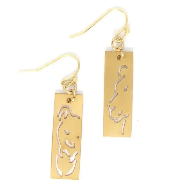 Earrings  - Animal Cut Out
