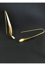 India Golden Curl Earrings, India