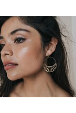 India Rajani Gold Hoop Earrings, India